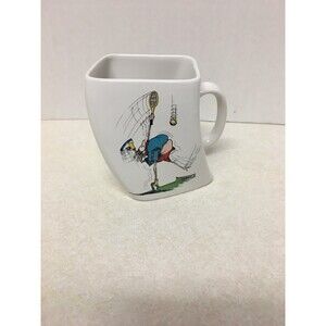 Vintage Golf Gifts Twisted Tennis Coffee Mug 1992 " The Results Of Over-Serve "